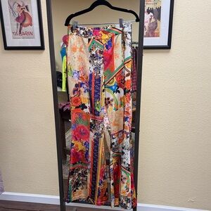 INC International Concepts Multicolor Floral Wide Leg Pants